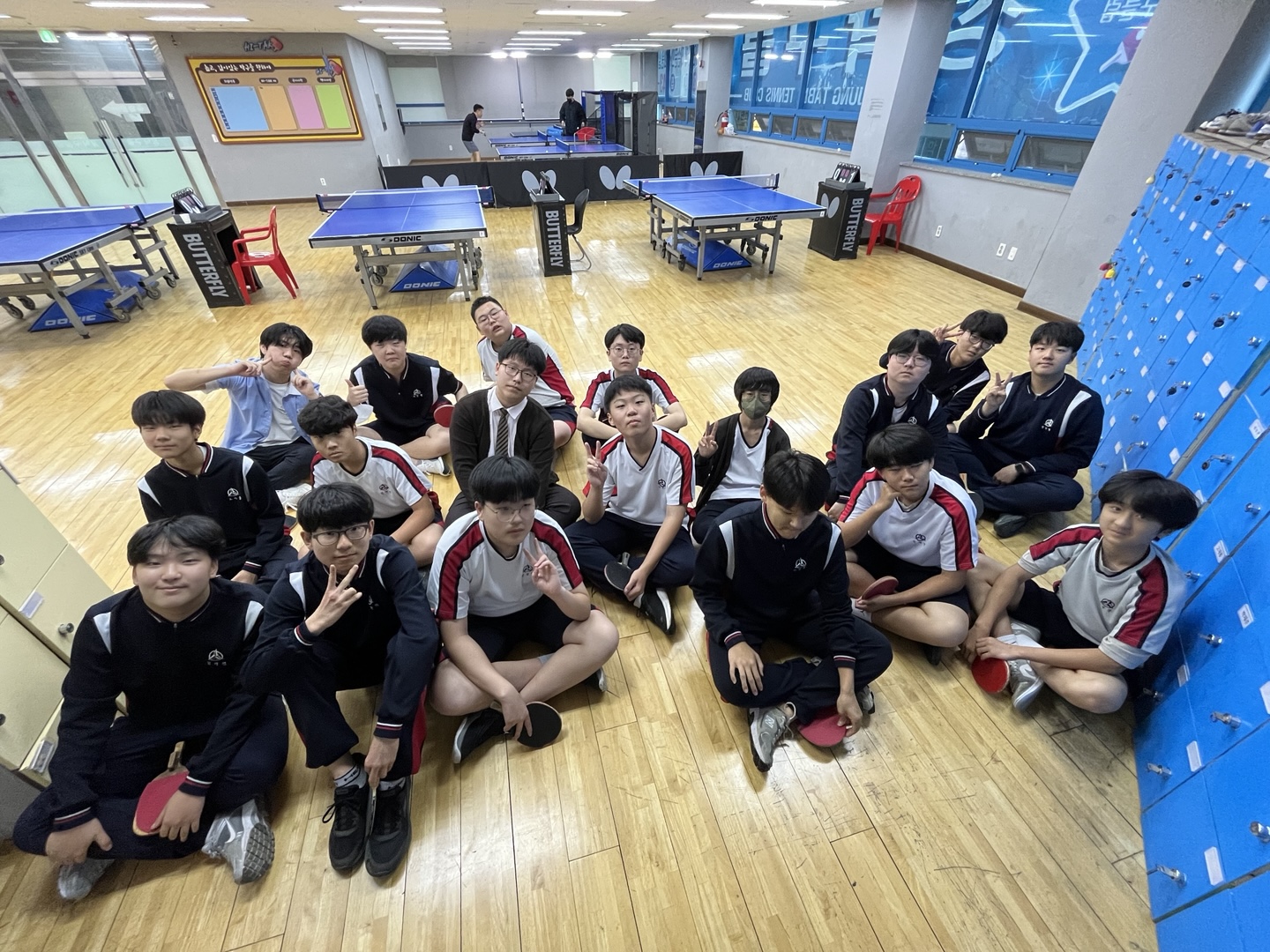 2025년 탁구3반 사진